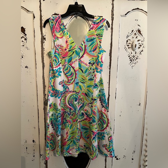 SOLD Lilly Pulitzer Dahlia Dress Resort White in Toucan Play | L - Picture 5 of 8